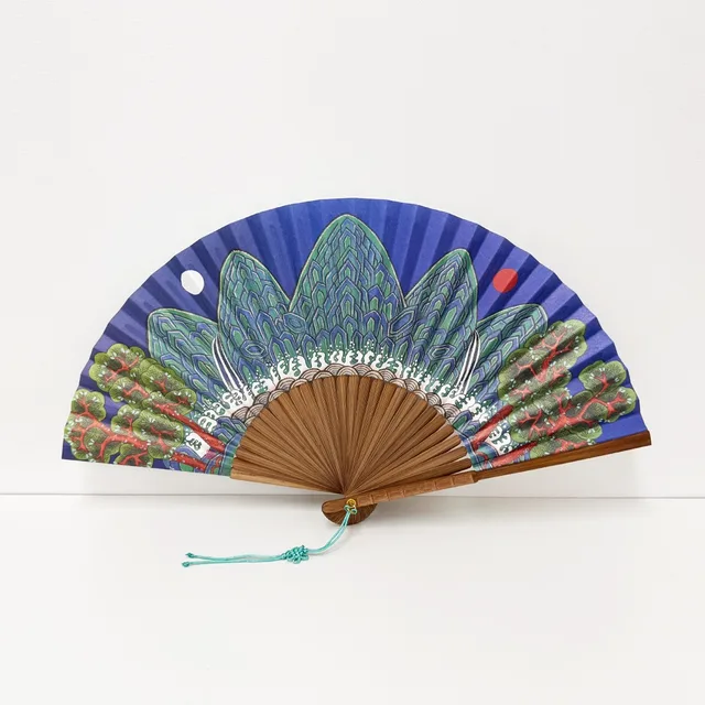K-Heritage Sun, Moon and Five Peaks Hanji Fan